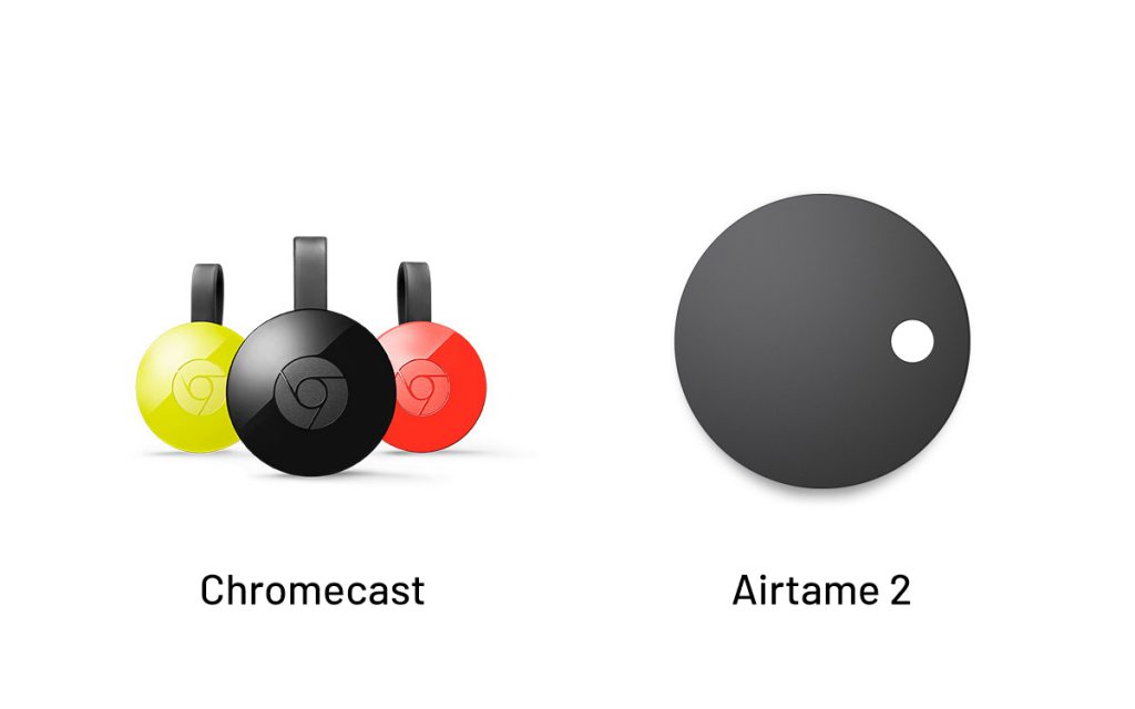 Desperat umoral jøde Chromecast vs Airtame 2