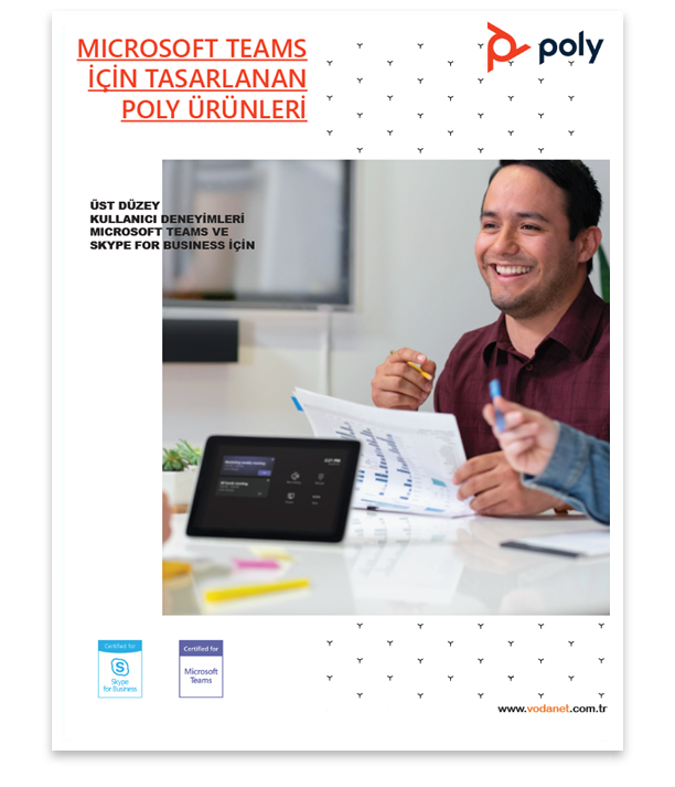 Microsoft Teams için üretilen Poly marka ürünler