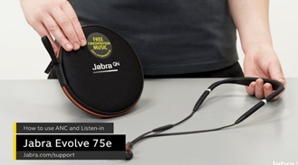 Jabra Evolve 75e ANC Özelliği