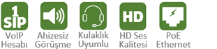 Yealink IP SIP Telefon Özellikleri